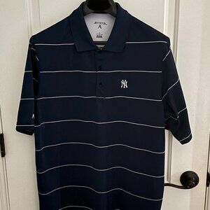Antigua L New York Yankees Navy SS Desert Dry Polo NWT